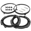 Vkinman 7 inch Round Headlight Mounting Retainer Bracket Ring Set