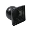 Tsnamay 4Pcs Black Fence Post Caps with Top Ball,Post Caps