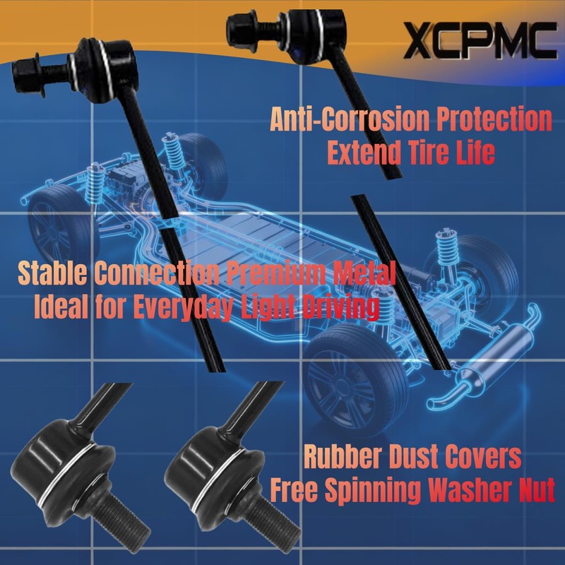 K750554 Front Suspension Sway Stabilizer Bar End Drop Link Kit