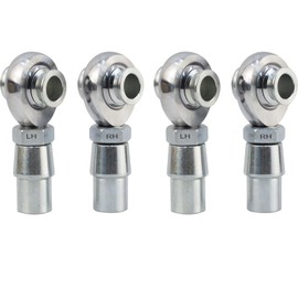 3/4" Heim Joints Rod End Kit, Left and Right Hand Thread johnny Joint,750”Chromoly Joints Panhard Rod End Kit with Jam Nuts (3/4 inch-2Set)