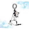 COLLBATH Dimmable Selfie Ring Light with Tripod Stand Flexible Phone
