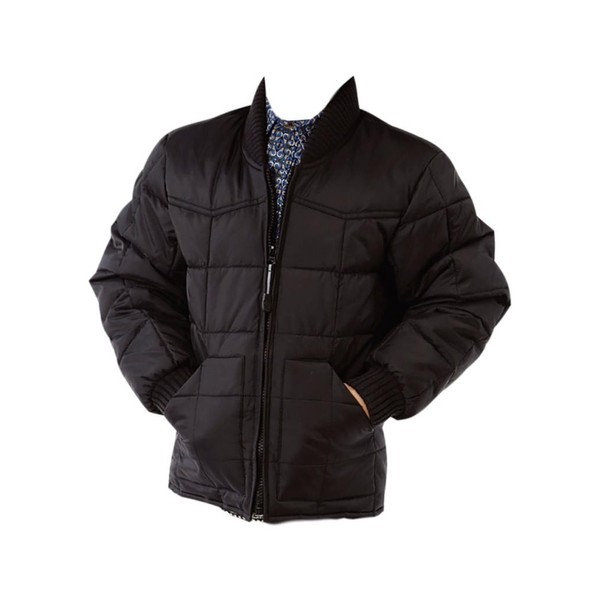 Roper Boys' Rangewear Poly Fill Down Jacket Black Large