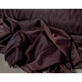 Unbranded Brown 116" wide sheer Voile by yard, wedding arbor decoration, free swatches.