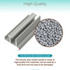 Shuisen Sliding Shower Door Bottom Guide for Glass Sliding Doors,