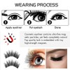Magnetic Eyelashes False Eye Lashes Extension Liquid Eyeliner and Tweezer