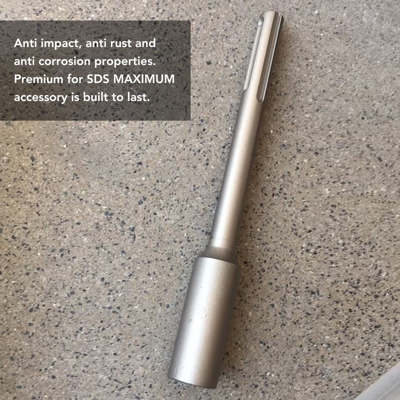 for SDS Maximum Shank Ground Rod Driver Steel 5 Pits