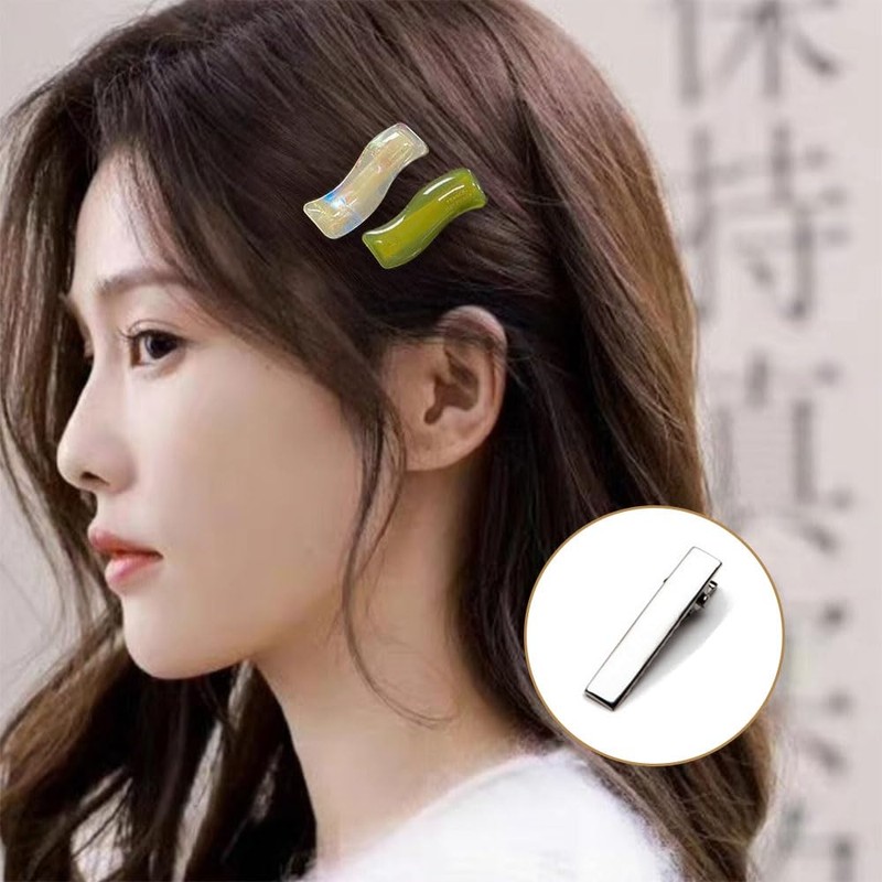 Hair Clip Base, 3 Sizes 30 Pieces, Silver, DIY Hairpin