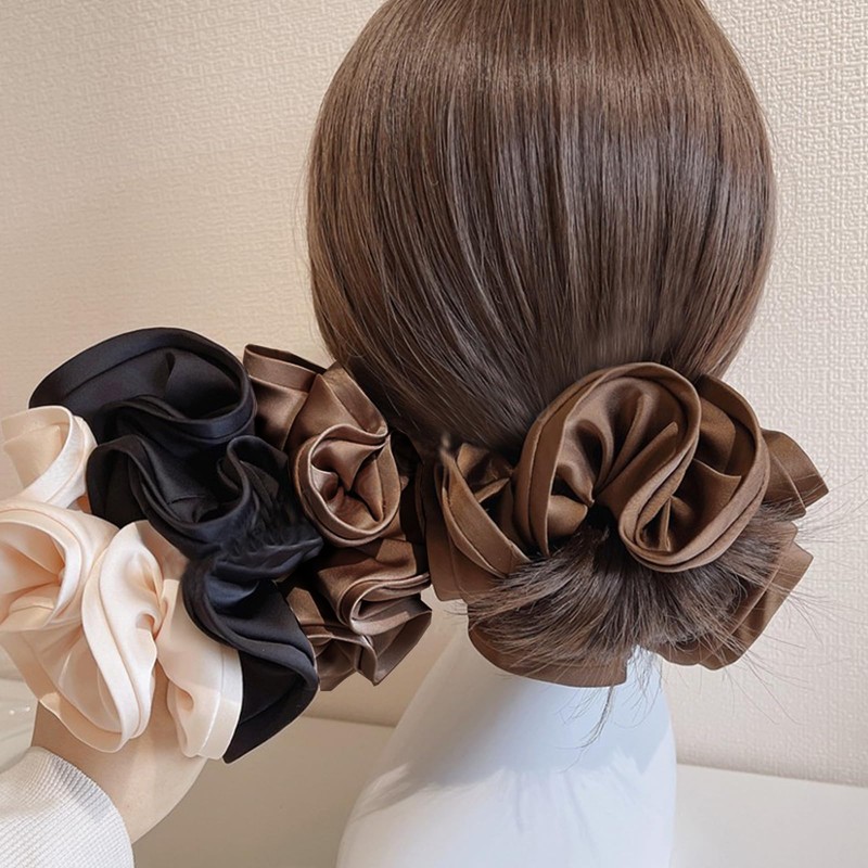 3 Pcs Large Scrunchie, Oversized Scrunchie, Elastic Large Scrunchies for