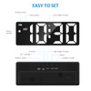 AMIR Digital Alarm Clock, Newest Version LED Clock for Bedroom,