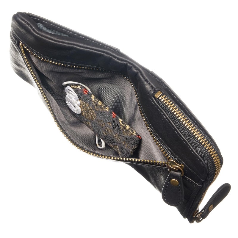 [CHRISTIAN BELETT] Italian Tris Waxy Cowhide Leather Men's Bifold Wallet,
