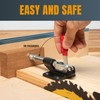 POWERTEC Push Pull Toggle Clamp, 500lbs Holding Capacity, 305CM Quick