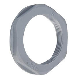 Lock Nut M63 Grey 5 Pieces | Cable Management Gland Locking Nuts Accessories 5 Pieces - APLNM63GRY