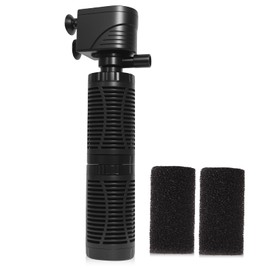 20W Submersible Aquarium Filter for 50–120 Gallon Fish Tanks, Quiet Operation Internal Pump, Energy Efficient, Easy to Install & Maintain, for Freshwater or Saltwater, Comes with Sponge Filter