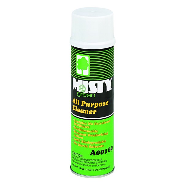 Misty A00169 19oz. Citrus All Purpose Cleaner in Aerosol Can (Case of 12)