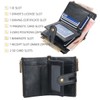 SUMGOGO Wallets for Men Bifold Leather Wallets with Chain RFID