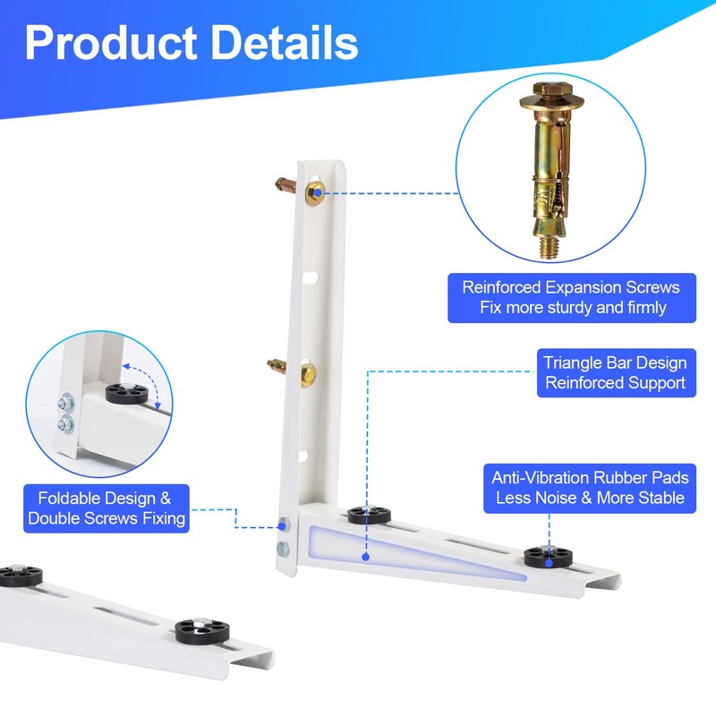 REHOYEE Mini Split Wall Mounting Bracket Heavy Duty Wall Mount