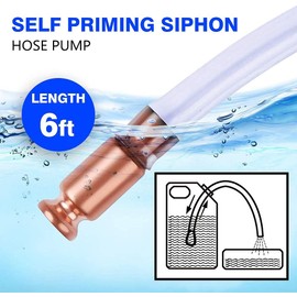 Oumuik Self-priming hose shaker pump, siphon pump, petrol shaker hose