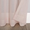 No. 918 Tayla Crushed Texture Semi-Sheer Rod Pocket Curtain Panel,