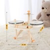 Toddler Toys Wooden Kids Drum Kit Musical Instruments Wooden Toys
