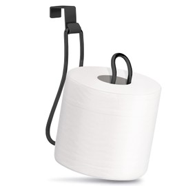 Over The Tank Toilet Paper Holder Black, Toilet Paper Holder, Toilet Paper Roll Holder, Bathroom Toilet Paper Storage-Black
