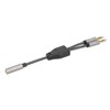 MANHATTAN Headset Adaptor Cable with Aux Y-Audio Splitter 15 cm