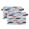 Fish Rectangular Storage Basket Organizer Bin Shelf Baskets For Clothes