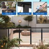 BLIKA 1 Pack 4FT Stainless Steel Cable Railing Handrail, Black