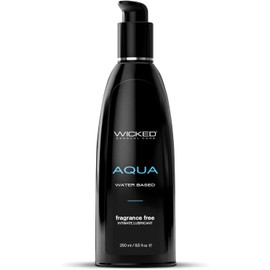 Wicked Sensual Care Aqua Waterbased, Black, 250 ml