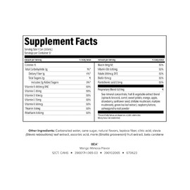 Isagenix BĒA™ Sparkling Energy Drink – Botanical Energy + Adaptogens – Mango Mimosa (12 Servings)