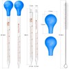 HATANSE 4 x Glass Pipettes Dropper, Drip Pipettes, Pipette Glass,