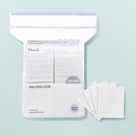Fillimilli Embossing Cotton Puff 220P (RENEWAL) - Fillimilli Embossing Cotton Puff 220P (RENEWAL)