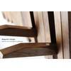 GOGREEBELL Natural Wood Wall Mounted Piano Coat Rack| Coat Rack