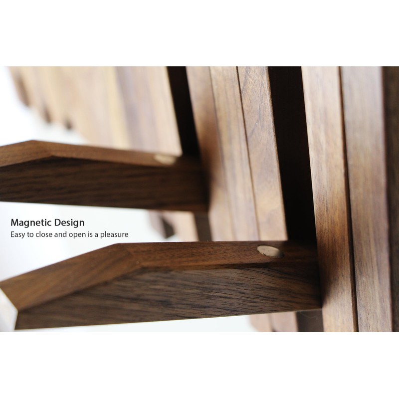 GOGREEBELL Natural Wood Wall Mounted Piano Coat Rack| Coat Rack