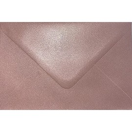 Craft21 Pearl Pink Envelopes 5'' x 7'' / 133mm x 184mm Coloured Envelopes Great for Greeting Cards, Wedding Invitations, Crafts, Business/Office - Pack of 10 Envelopes (Pearl Pink)