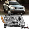 Aosky Headlights [Bulbs Included] Compatible with 2011-2017 Compass/2011-2013 Jeep Grand