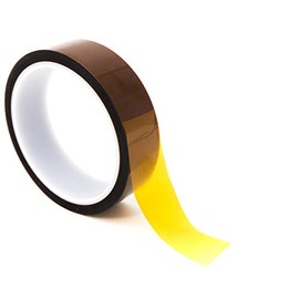 Bertech Polyimide Tape with Acrylic Adhesive, 1/4" Wide x 36 Yards, 2 Mil Thick