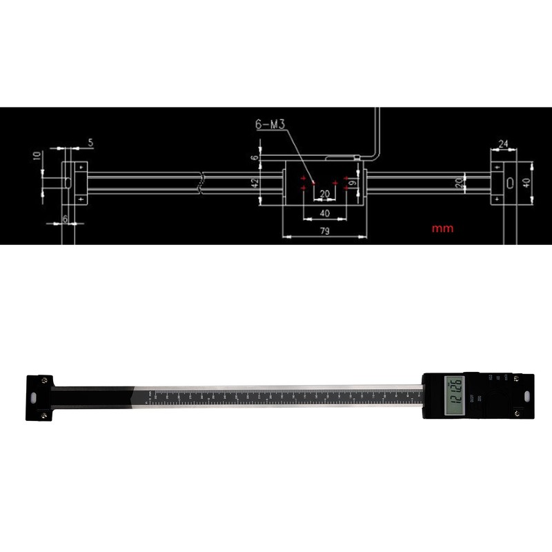 Vernier Caliper Digital Vertical Measurement Gauge Ruler Industrial Measuring Tool