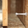 Door Stop Wall Protector with Rubber Tip – White Solid