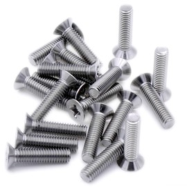 M3 (3mm x 60mm) Pozi Countersunk Machine Screw (Bolt) - Stainless Steel (A2) (Pack of 20)