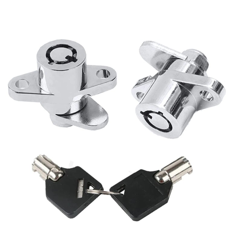 TCMI 2 Keys Hard Saddlebag Locks Fits for Harley Davidson