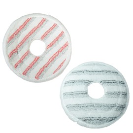 XWYDZ 2 Pcs Spin Mop Heads Replacement Pads, Spin Mop Head - Heavy-Duty Washable Microfiber Refills, Compatible with Vileda, Pads for Hard Floors, Tile, Laminate