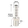QiiMii Stainless Steel 304 Male Threaded Barb Hose Pipe Fitting