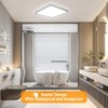 Yexati LED Ceiling Light Dimmable, 24W 3200LM 13 RGB Color
