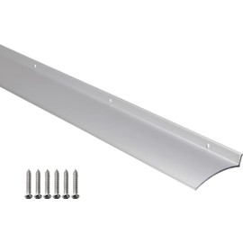 Barzen Aluminum Door & Window Rain Drip Guard, 40″ Length x 2.5″ Width, Rustproof Exterior Drip Cap – Weatherproof Door Threshold Protector