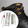 F Fityle Metal Hooks Shoe Eyelet Repair Boot Hooks Lace