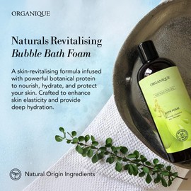 Organique Beauty Mild Natural Cleansing & Relaxing Bath Foam - 400 ml, Scented, Dry Skin Care (Sweet Grape)