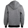 Gary Com Marled Sherpa Lined Fleece Men Hoodies, Heavyweight Thick