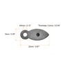 uxcell Frame Turn Button, 7/8" Metal Flat with Screws for
