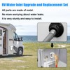 RV Water Inlet Set, Stainless Steel RV City Water Inlet