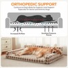Orthopedic Dog Beds for Large Dogs Washable, Detachable Side Bolster